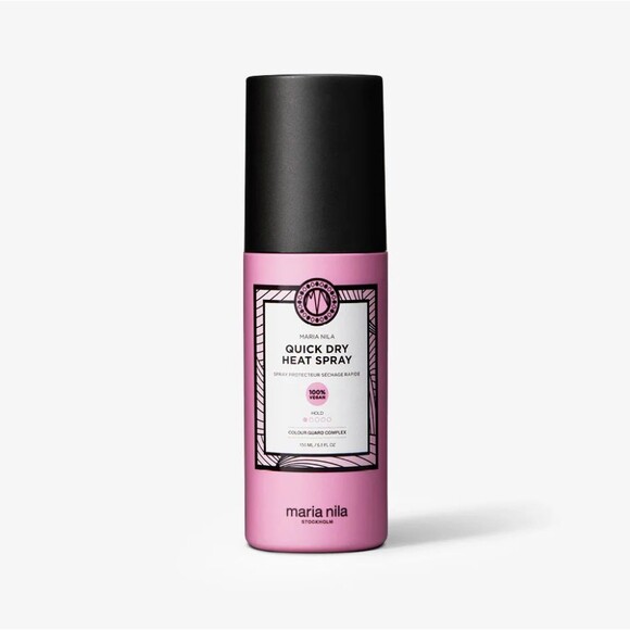 NEW Maria Nila Quick Dry Heat Spray 5.1 oz Protectant Vegan Shine Color Safe - Picture 1 of 10